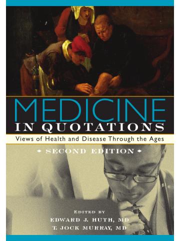 Cover of Medicine in Quotations